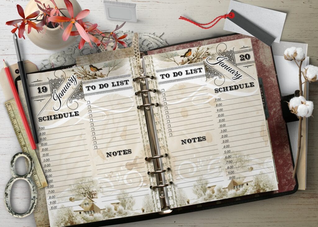 Daily Planner A5 Printable