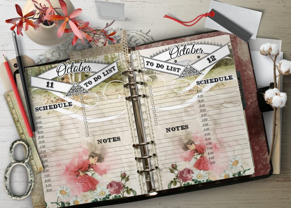 Daily Planner A5 Printable