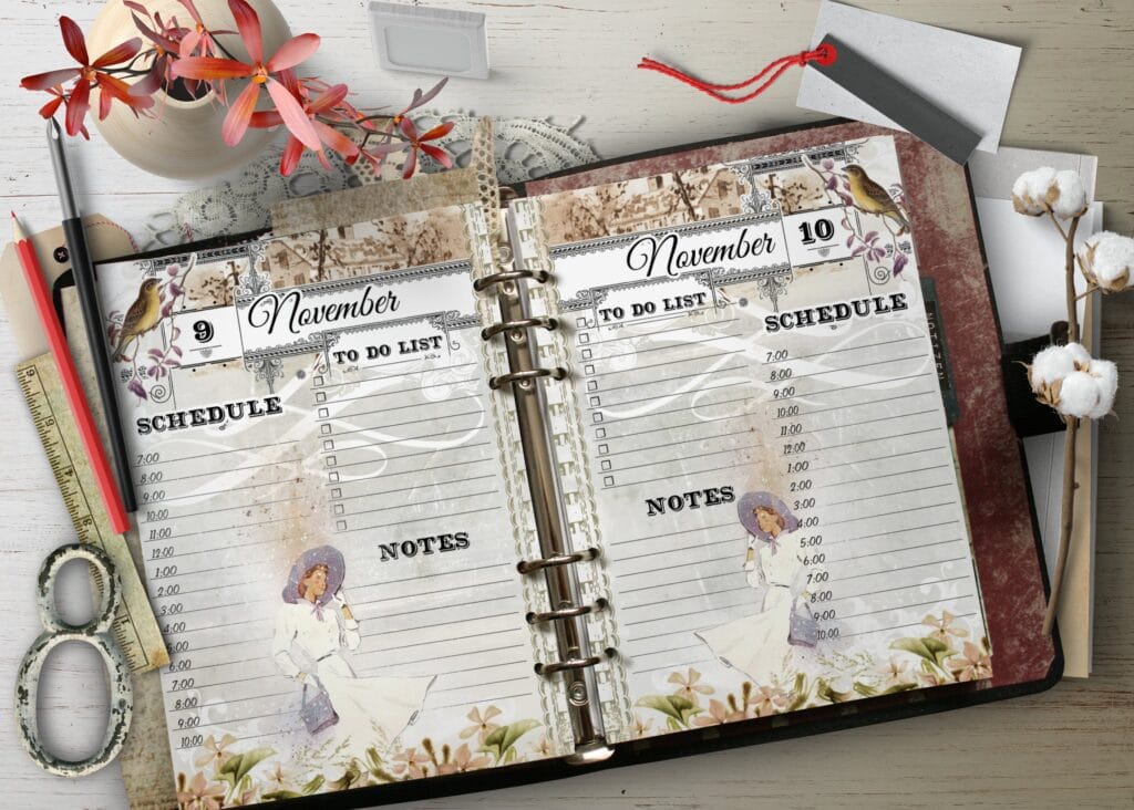 Daily Planner A5 Printable