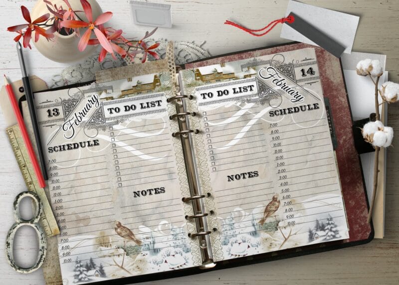 Daily Planner A5 Printable