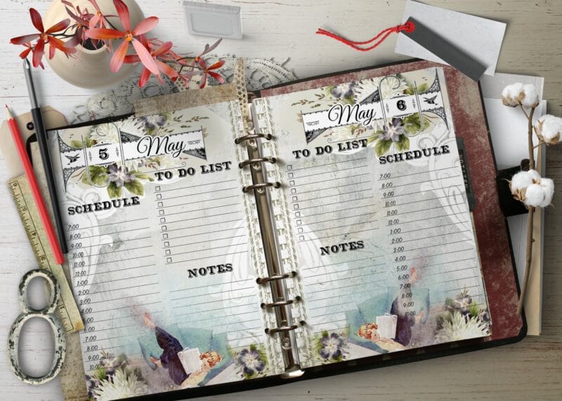 Daily Planner A5 Printable