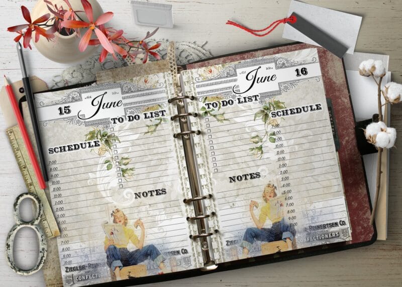Daily Planner A5 Printable