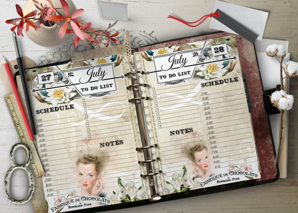 Daily Planner A5 Printable