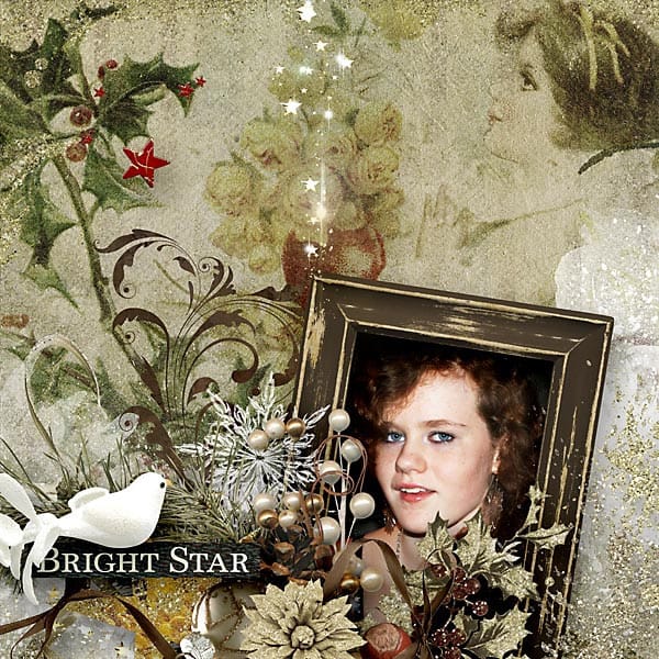 A Sparkling Christmas – Digital Scrapbook Kit - Image 11