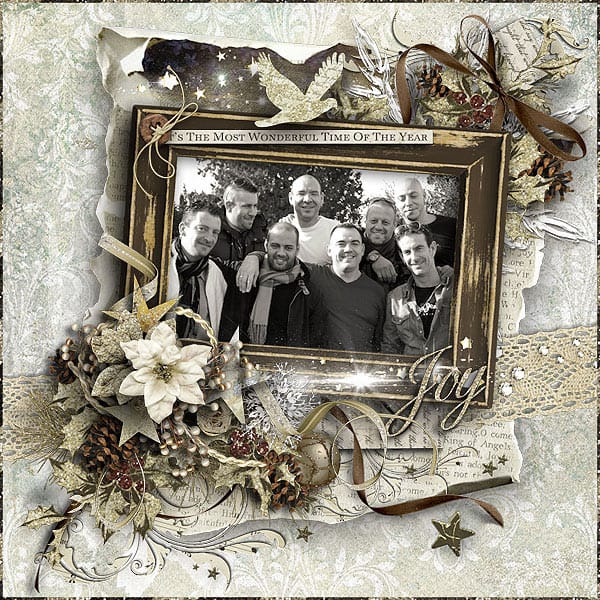 A Sparkling Christmas – Digital Scrapbook Kit - Image 14