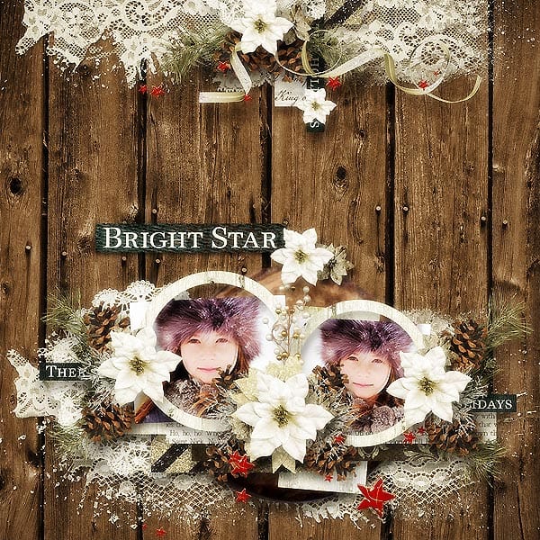 A Sparkling Christmas – Digital Scrapbook Kit - Image 16