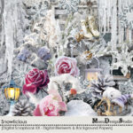 Winter Digital Scrapbook Kit Snowlicious
