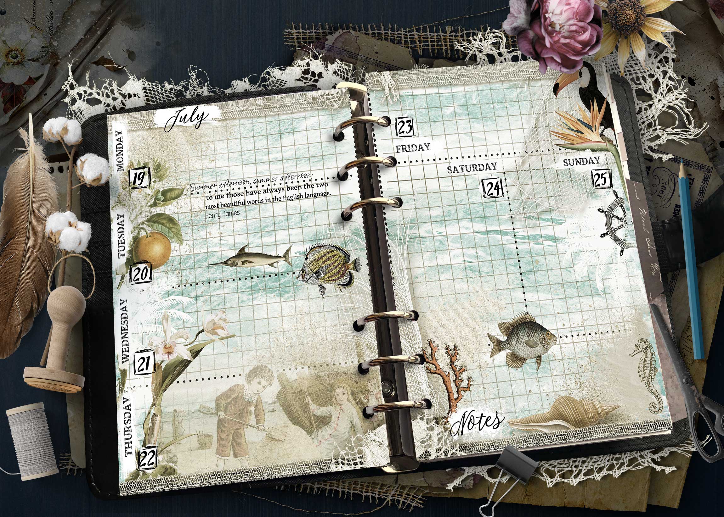 2027 Printable Personal Size Weekly Planner Inserts - Image 11
