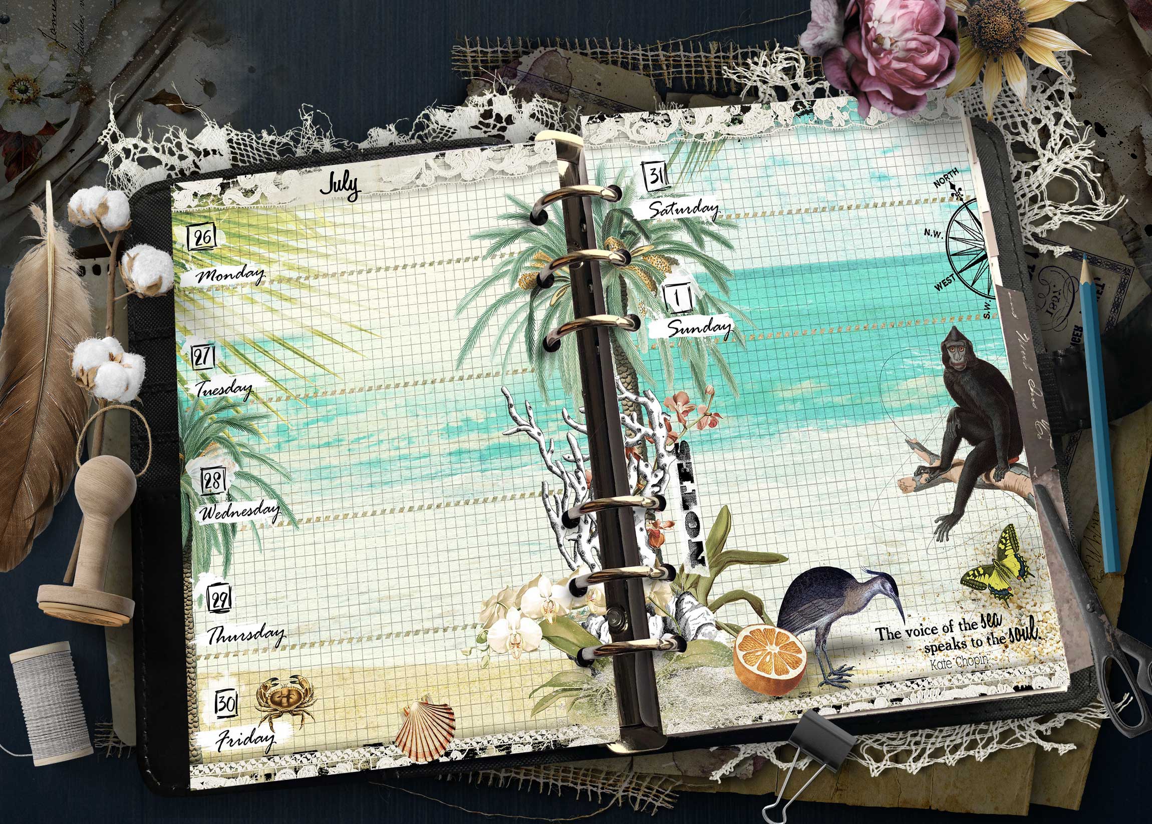 2027 Printable Personal Size Weekly Planner Inserts - Image 12