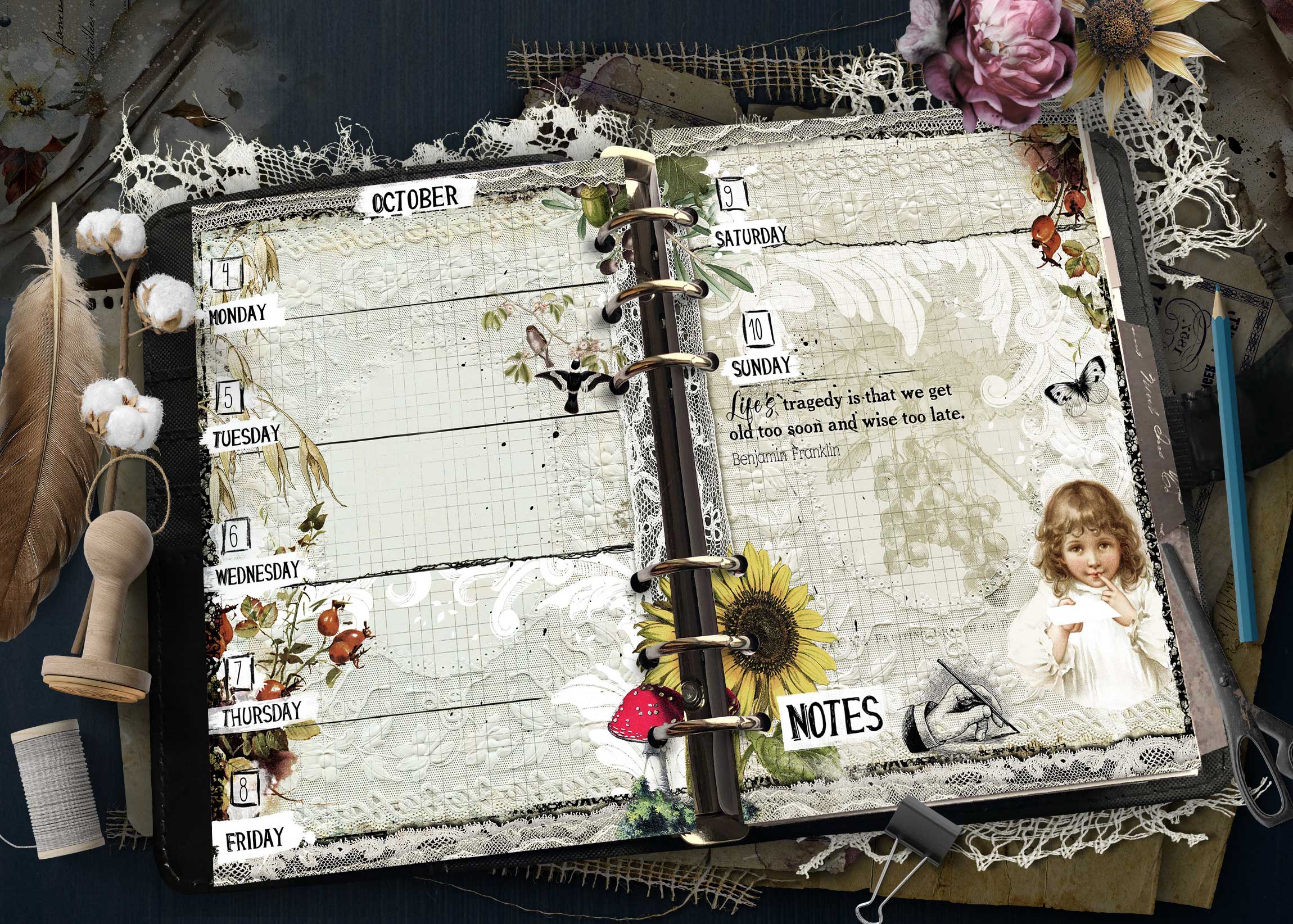 2027 Printable Personal Size Weekly Planner Inserts - Image 16