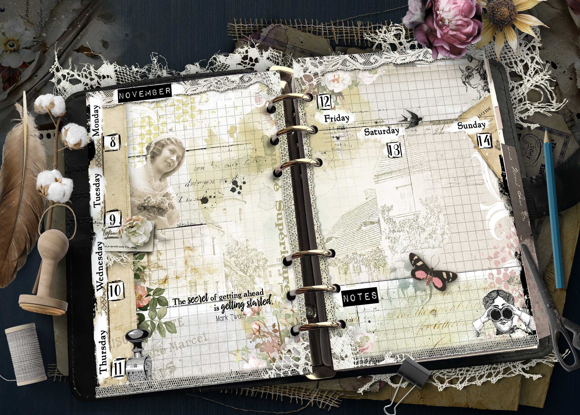 2027 Printable Personal Size Weekly Planner Inserts - Image 17