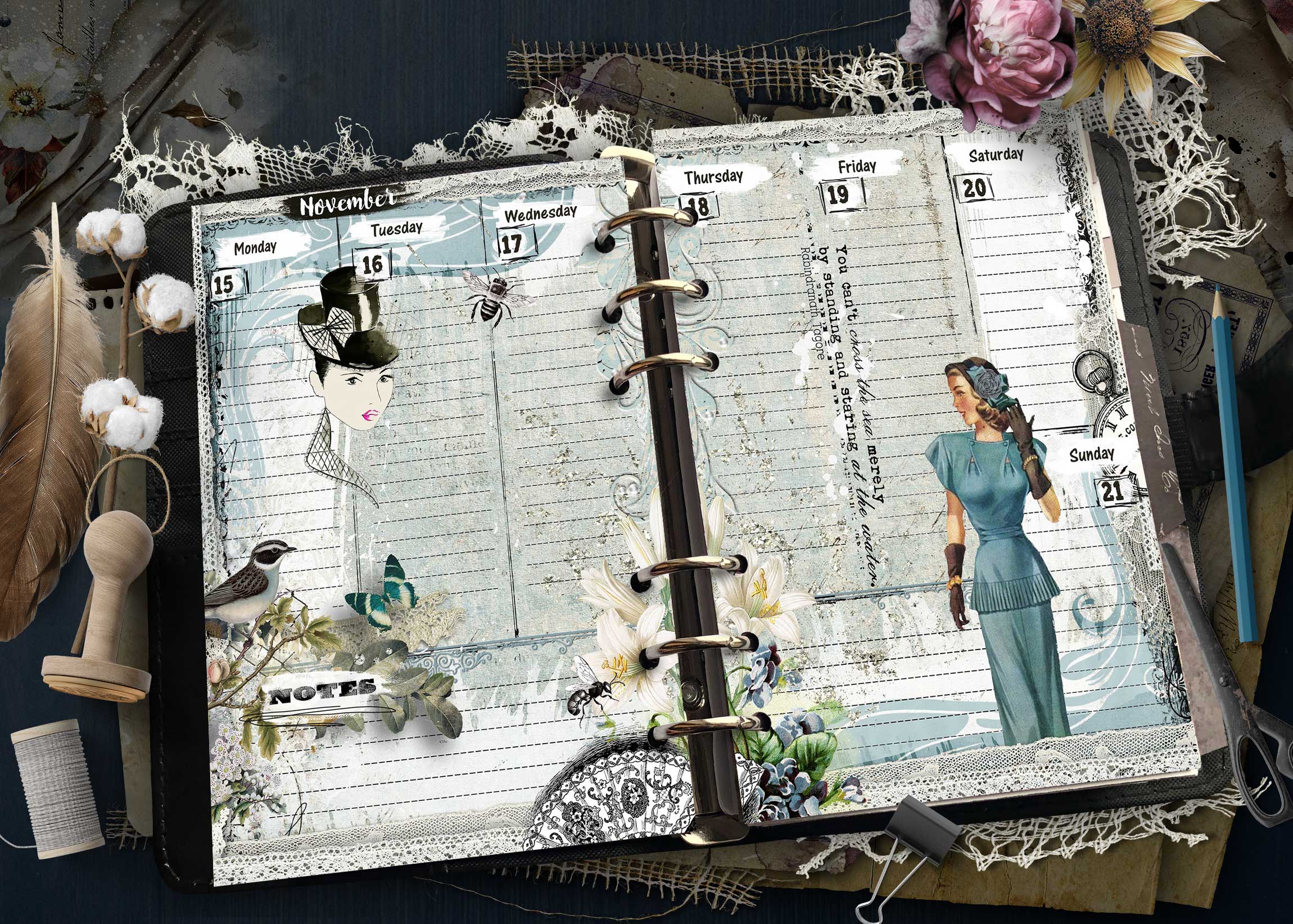 2027 Printable Personal Size Weekly Planner Inserts - Image 20